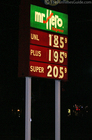 The lowest gas prices we've seen in months... $1.85!