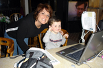 Aidan and mommy.