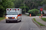 On a different day, I captured this ambulance riding through the neighborhood with its siren on.