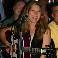 Ashley Cleveland and her guitar... one night at the Bluebird Cafe in Nashville, Tennessee.