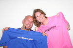 Jim and Lynnette with their BlogNashville t-shirts. Take note, Mr. Roboto: We purchased 20% of your first night's t-shirt sales!