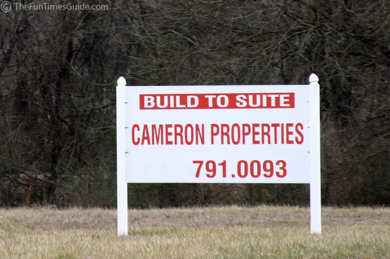 real estate signage. These two real estate signs