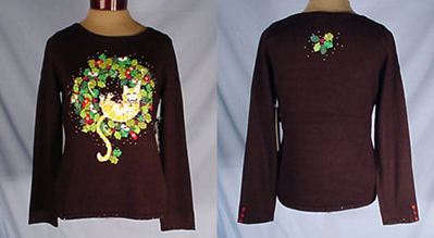 Happy holiday cat wishes to you. cat-wreath-holiday-sweater.jpg