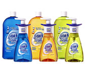 Dawn foamy dishwashing soap.
