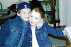 Dylan and Shelby sharing hugs.
