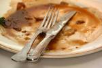 An empty after Thanksgiving dinner looks the same... at home or in a restaurant. Photo supplied by FreeFoto.com.