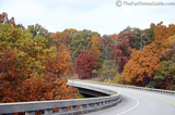 One of the smaller bridges along the Natchez Trace Parkway.