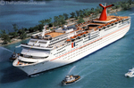 The Fantasy cruise ship... part of Carnival's line of cruise ships.
