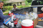 Food for the volunteers helping with Dorothy's house.