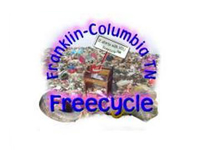 You can sign up for any city's Freecycle group. I signed up for the Franklin-Columbia, Tennessee Freecycle group. Freecycle is a great place to find free stuff AND a great place to give away free stuff!
