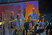 Our very classy BCC horns section. They perform about once a month at BCC services.