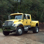 Front view of the new International CXT pickup truck.