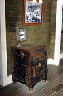 The actual safe which ultimately led to Mr. Jack Daniel's death.