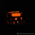 The Jeep pumpkin we carved for Halloween.
