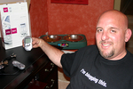 Jim showing off his new XM MyFi Satellite Radio.