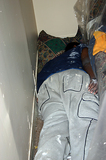 LaShawn, his brother, and their mother worked late into the evening and from the wee hours of the morning to get this house in shape.