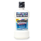 Listerine Whitening Rinse - a pre-brush whitening method.