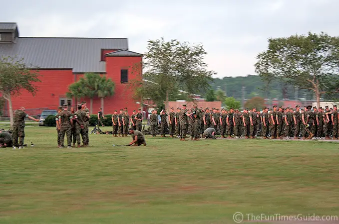 marine boot camp photo