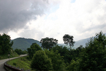 Winding mountain roads.