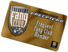 Nashville Predators Fang Club membership card.