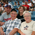 We had good seats: 10th row above the Nashville Sounds dugout on the 3rd base side.