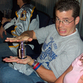 Neil thinks the miniature Stanley Cup trophies are... 'just smashing'!