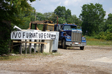 Sign at a local dumping ground... notice the misspellings.
