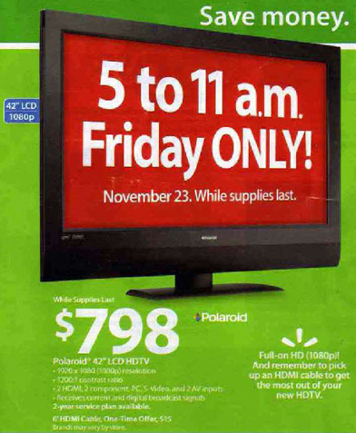 Polaroid widescreen flat panel TV at Walmart. polaroid-flat-panel-tv.jpg