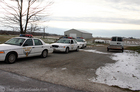 Police speed trap in Ohio.