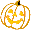 Blinking pumpkin face (c) hellasmultimedia.com