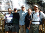 Randy - far right - along with some friends at Ruby Falls.