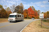 RVing along the Natchez Trace Parkway.