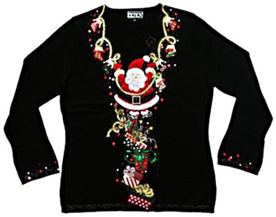 Santa climbing up your sweater. santa-climbing-your-chest-to-get-the-goodies.jpg