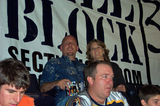 Jim and Lynnette sitting in our seats for the 2005-2006  hockey season... the last row in Section 303.