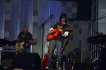 Shaun Groves with his band at The People's Church in Franklin, Tennessee.