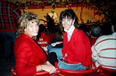 Best friends through grade school, high school, college, and beyond - Suzie and Lynnette at an IU basketball game in Bloomington when Bobby Knight coached the Hoosiers.
