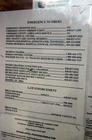 Emergency numbers posted at the entrance to Tellico... aka 'the beast of the east' among four-wheelers.