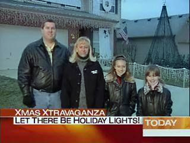 Carson Williams and his family on the Today Show December 5, 2005.