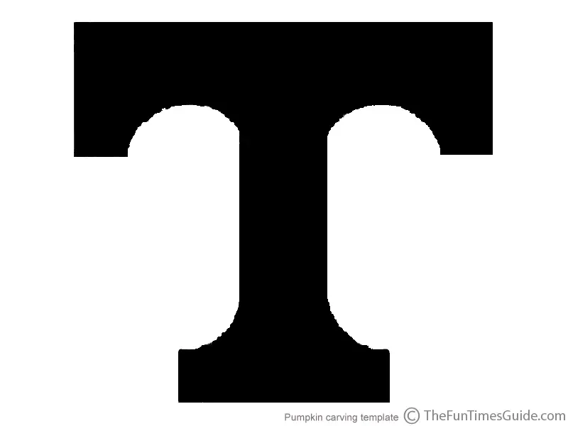 UT Pumpkin Template For University Of Tennessee Fans Fun Times Guide