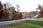 A common sight on this beautiful Fall day... leaf peepers walking on the awesome Natchez Trace Bridge. It's slightly weird to ride your bike or walk along this bridge, because the sides are relatively low, and the bridge itself is relatively high.