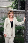 Lynnette in her best safari outfit -- actually a ladies pantsuit from JCPenney's.