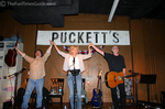 Don Henry, Marshall Chapman and Jon Ims at Puckett's in Franklin, Tennessee.