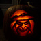 Pumpkin carved with 