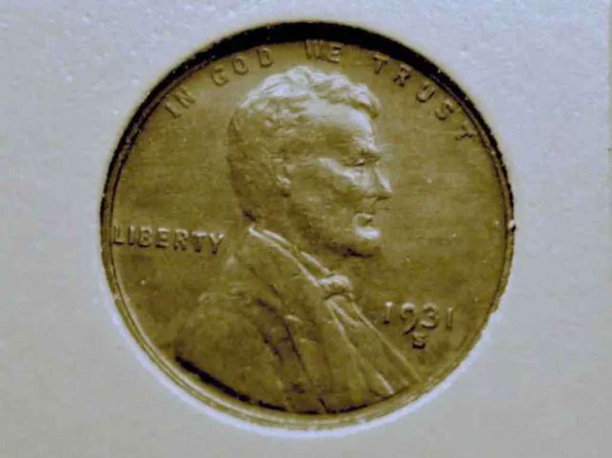 The 1931 penny is a scarce coin. Even scarcer is the 1931-S penny, such as this one. photo by Joshua at TheFunTimesGuide.com