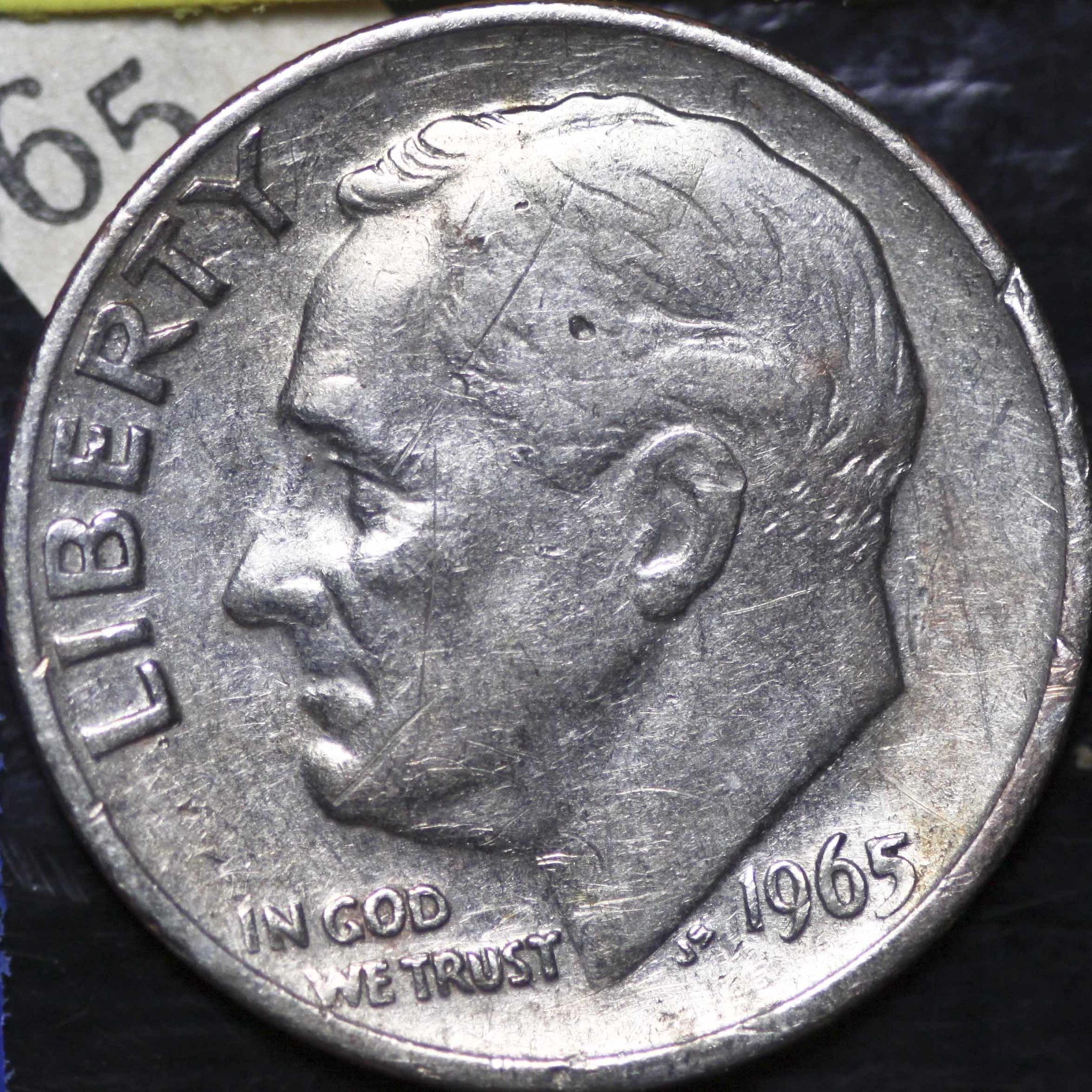1965 Silver Dime