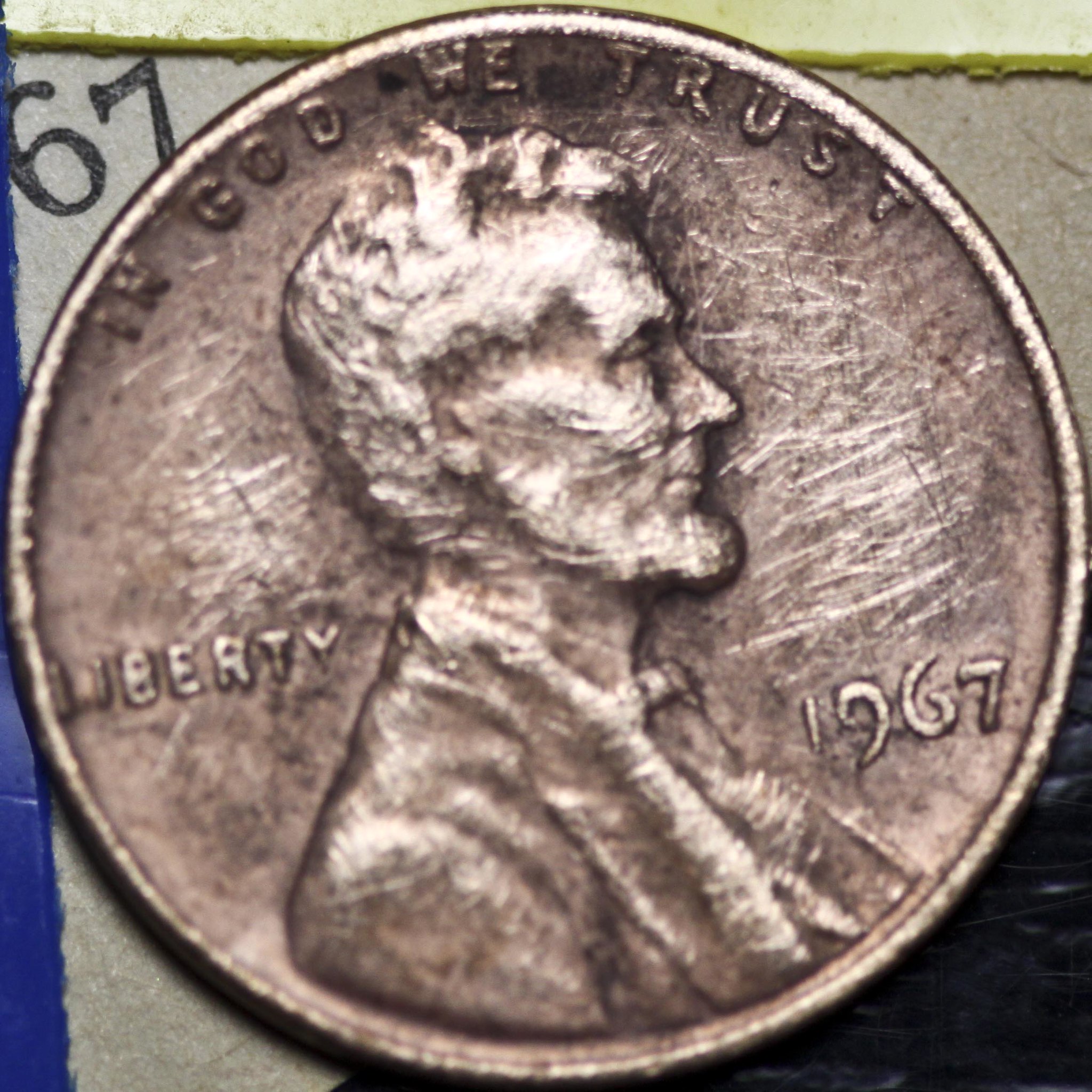 Some 1967 pennies are worth thousands, but all are worth more than face value. how much is yours worth?