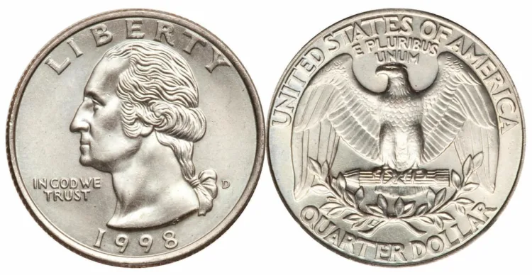 Some 1998 quarters are worth more than $1,000!