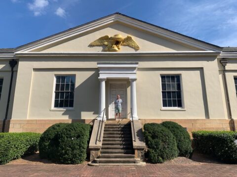 You can visit the Charlotte Mint building in North Carolina, where gold coins were minted from 1838 through 1861.