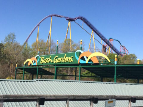 Busch Gardens Williamsburg, VA sign