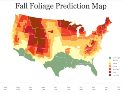 Tracking Autumn Leaves: The Best Fall Foliage Map For Each Colorful Region Of The U.S.